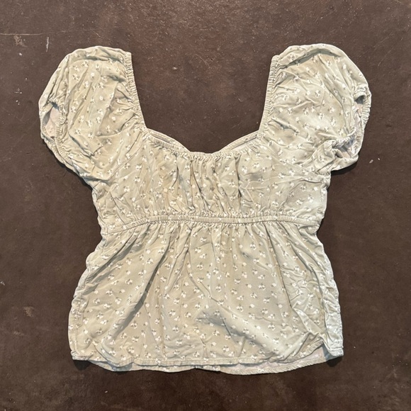 Floral Y2K Style Babydoll Top - Picture 5 of 7